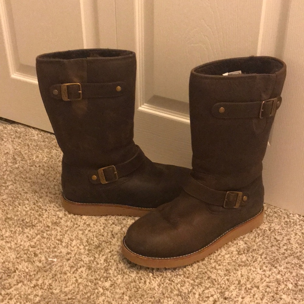 Leather uggs!